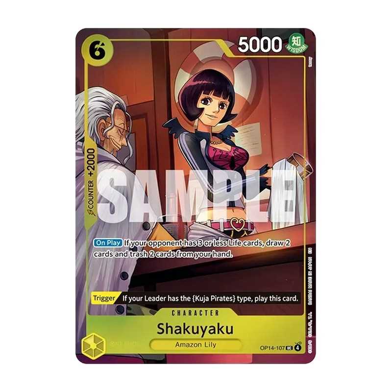 Shakuyaku OP14-107 carte promo exclusive Illustration Box Vol 7 One Piece Card Game