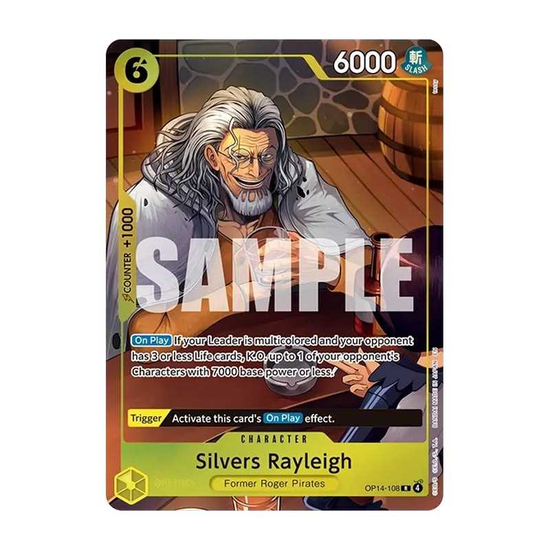 Silvers Rayleigh OP14-108 carte promo exclusive Illustration Box Vol 7 One Piece Card Game
