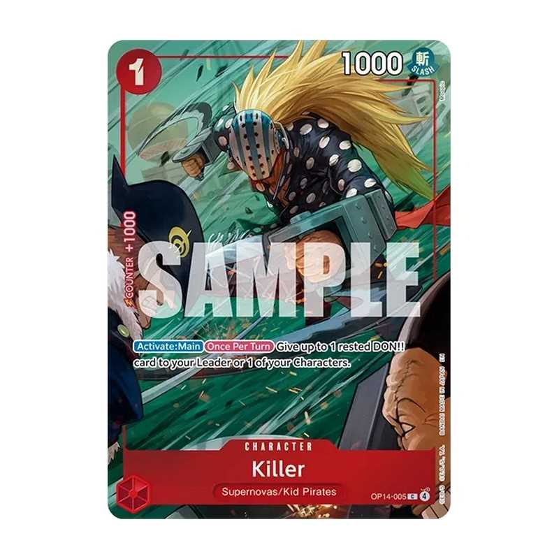 Killer OP14-005 carte promo exclusive Illustration Box Vol 8 One Piece Card Game