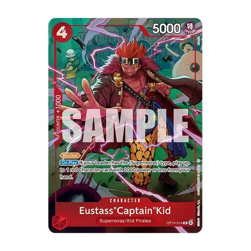 Eustass Captain Kid OP14-014 carte promo exclusive Illustration Box Vol 8 One Piece Card Game