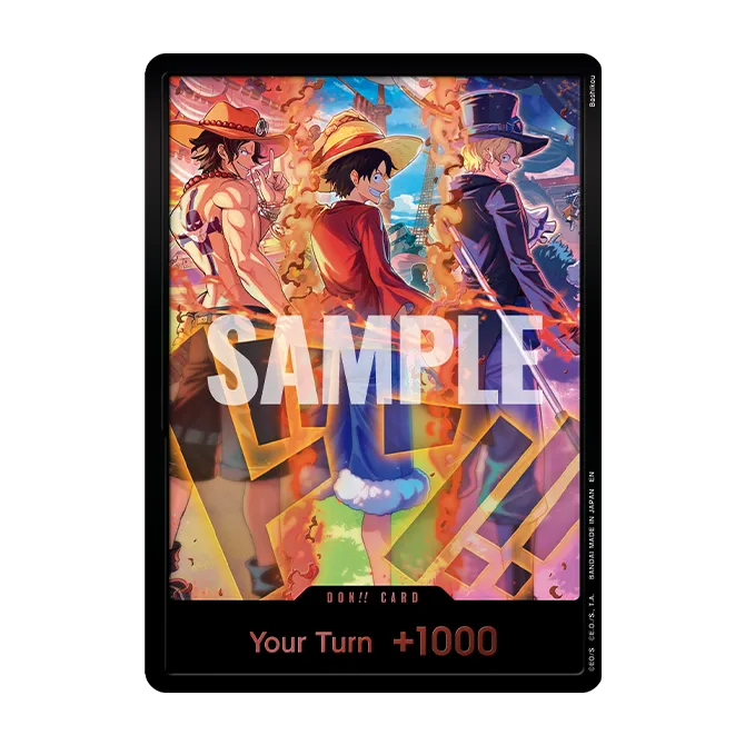 Carte DON!! exclusive du One Piece Card Game English Version 3rd Anniversary Set