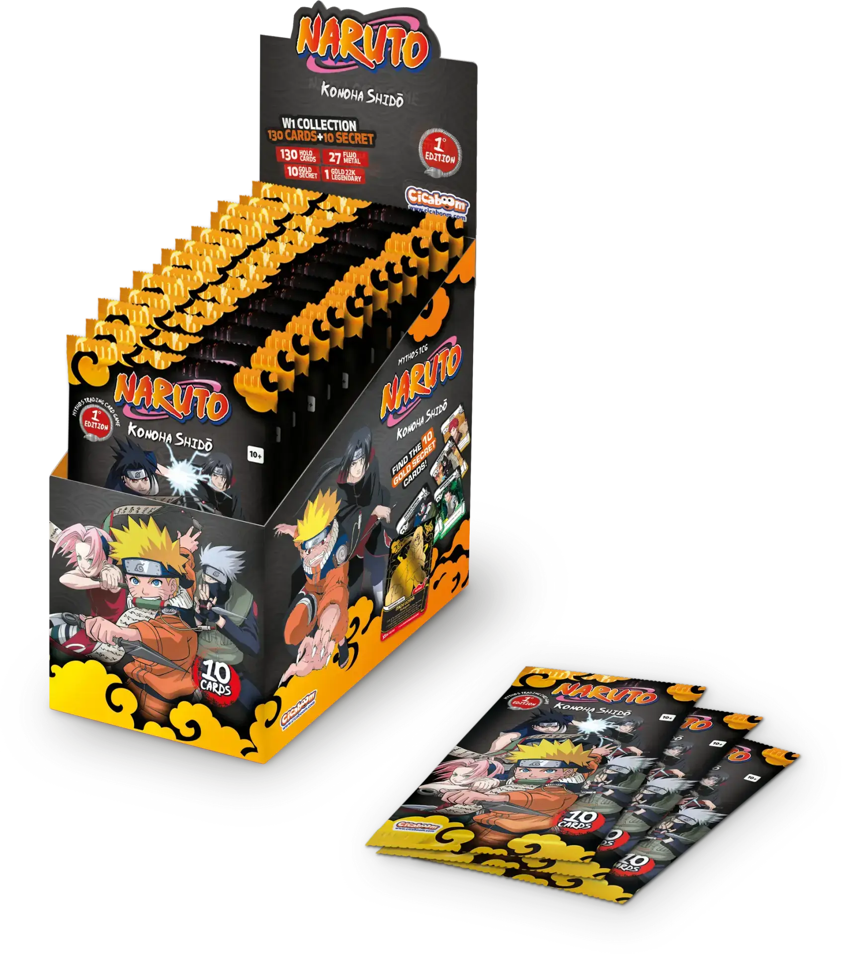 Display Naruto Mythos TCG – Konoha Shidō – 1er Chapitre (FR) – 1st Edition