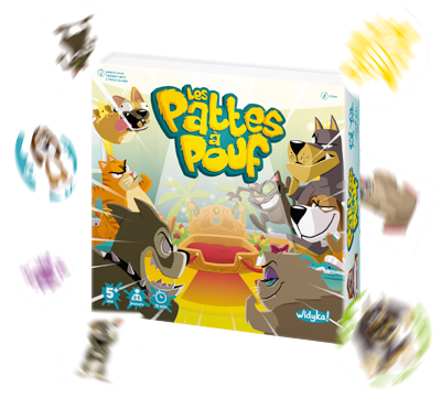 Les Pattes à Pouf – Jeu familial de rapidité et d'adresse – FR – BOUTIQUE