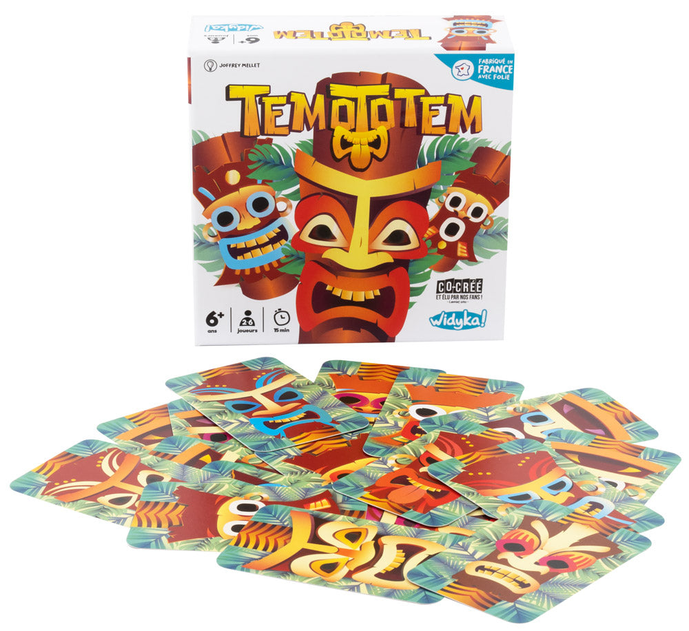 Témototem jeu de cartes d'observation et de rapidité Widyka en français