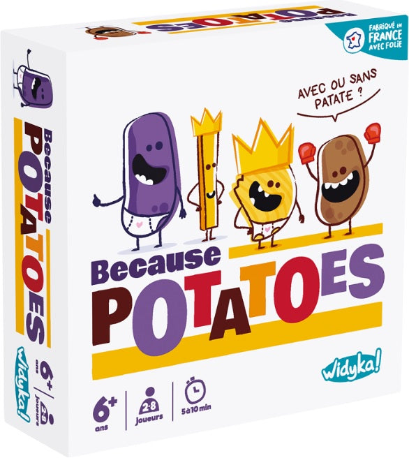 🧩 Because POTATOES de WIDYKA 🃏 Un jeu de cartes qui donne la patate !! 🥳