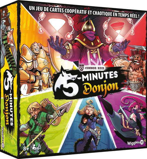 Boîte du jeu de société coopératif 5 Minute Dungeon en français