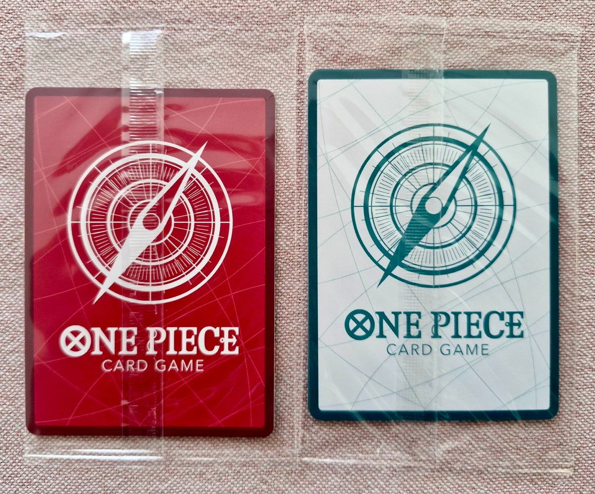 Lot Promo 4e Anniversaire One Piece Card Game FR Luffy P-110 + Leader + 2 DON