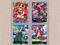 Lot cartes promo One Piece Card Game 4th Anniversary FR avec Monkey D. Luffy P-110, Leader Luffy et cartes DON!! collector