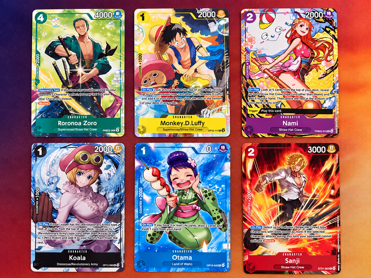 One Piece– Welcome Pack 2026 Vol.1 – Full Set 6 Promo Cards – EN