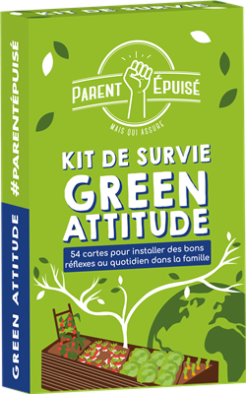 Parent Épuisé – Kit de survie Green Attitude – FR