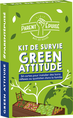Parent Épuisé – Kit de survie Green Attitude – FR – BOUTIQUE