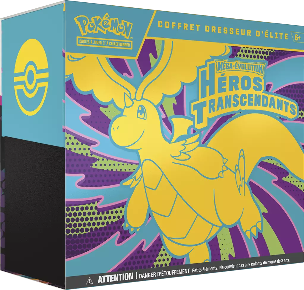 Coffret Dresseur d'Ellite (ETB)  Pokémon Méga Évolution ME2.5 Héros Transcendants (FR)