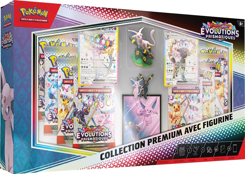 Coffret Premium Figurine Pokémon EV8.5 Évolutions Prismatiques (FR)