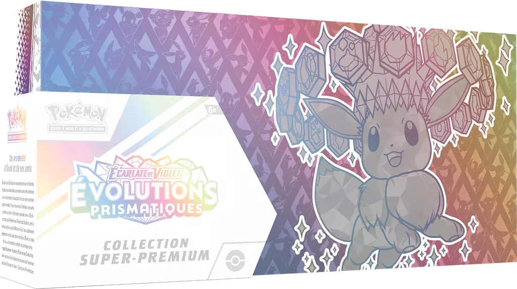 Coffret Super Premium Collection Pokémon EV8.5 Évolutions Prismatiques – Évoli (FR)