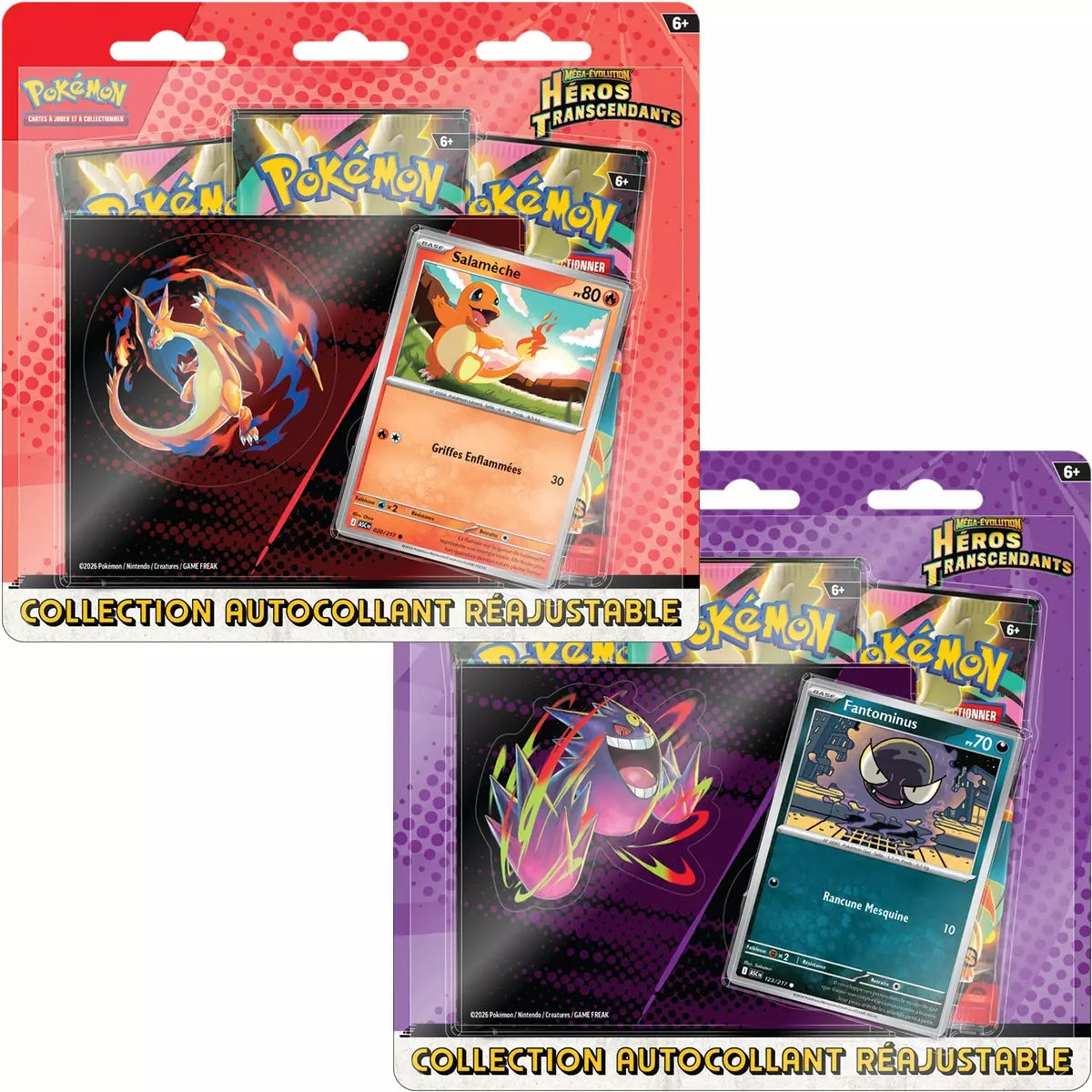 Tripack Pokémon Méga Évolution ME02.5 – Héros Transcendants (FR)