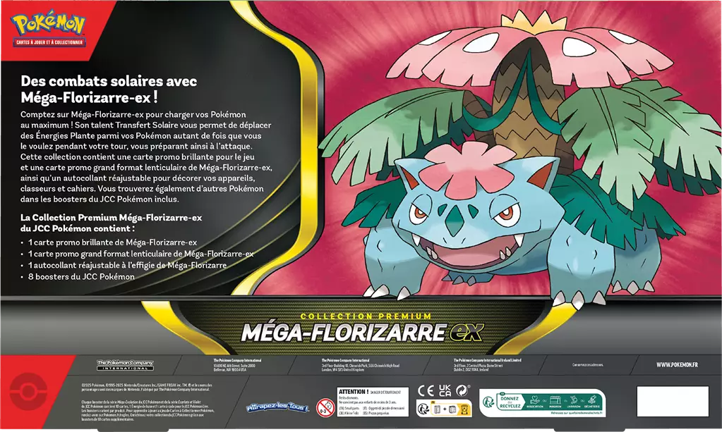 Coffret Collection Premium Pokémon Méga-Florizarre-ex (FR)