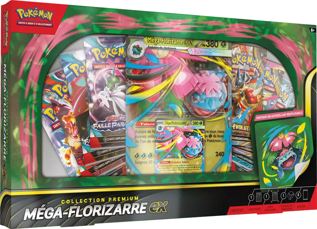 Coffret Collection Premium Pokémon Méga-Florizarre-ex (FR)