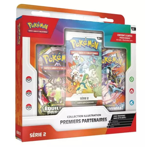 Pokémon Illustrationen-Kollektionsbox Erste Partner – Serie 2 (DE)