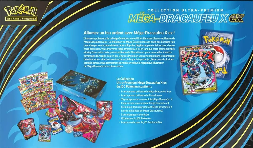 Pokémon Mega-Glurak X Ultra-Premium Kollektion (UPC) (FR)