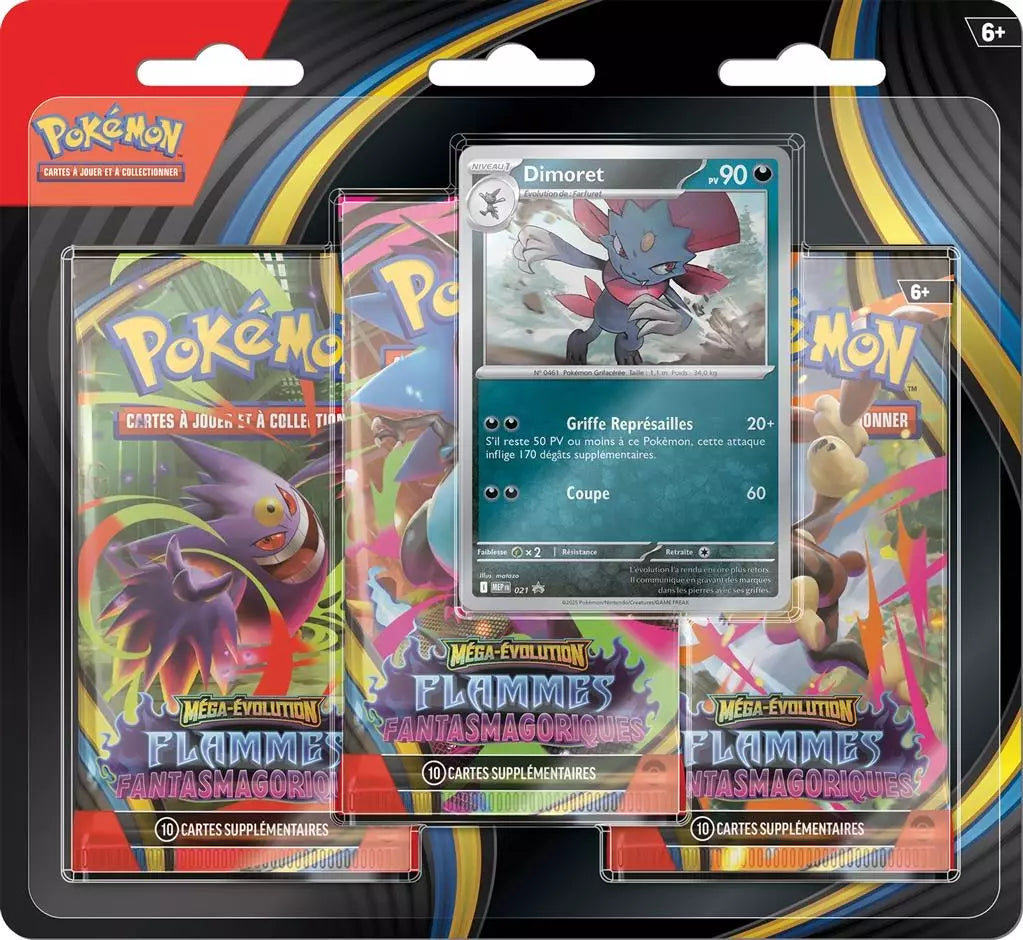 Pokémon Mega Evolution Triple Pack ME02 Phantom Forces (FR)