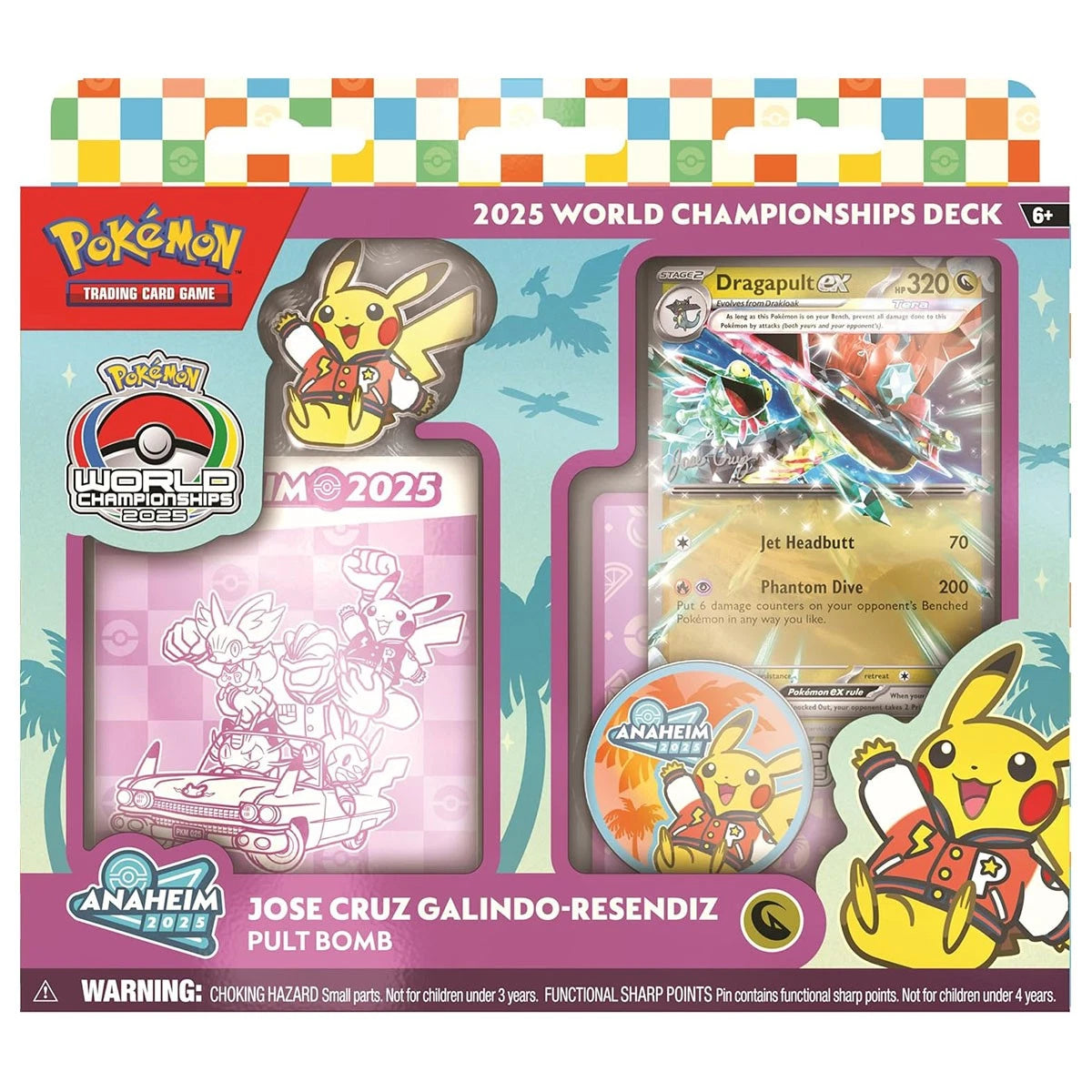Pokémon – Deck Championnats du Monde 2025 – JCGR – Lanssorien-ex – Violet – FR